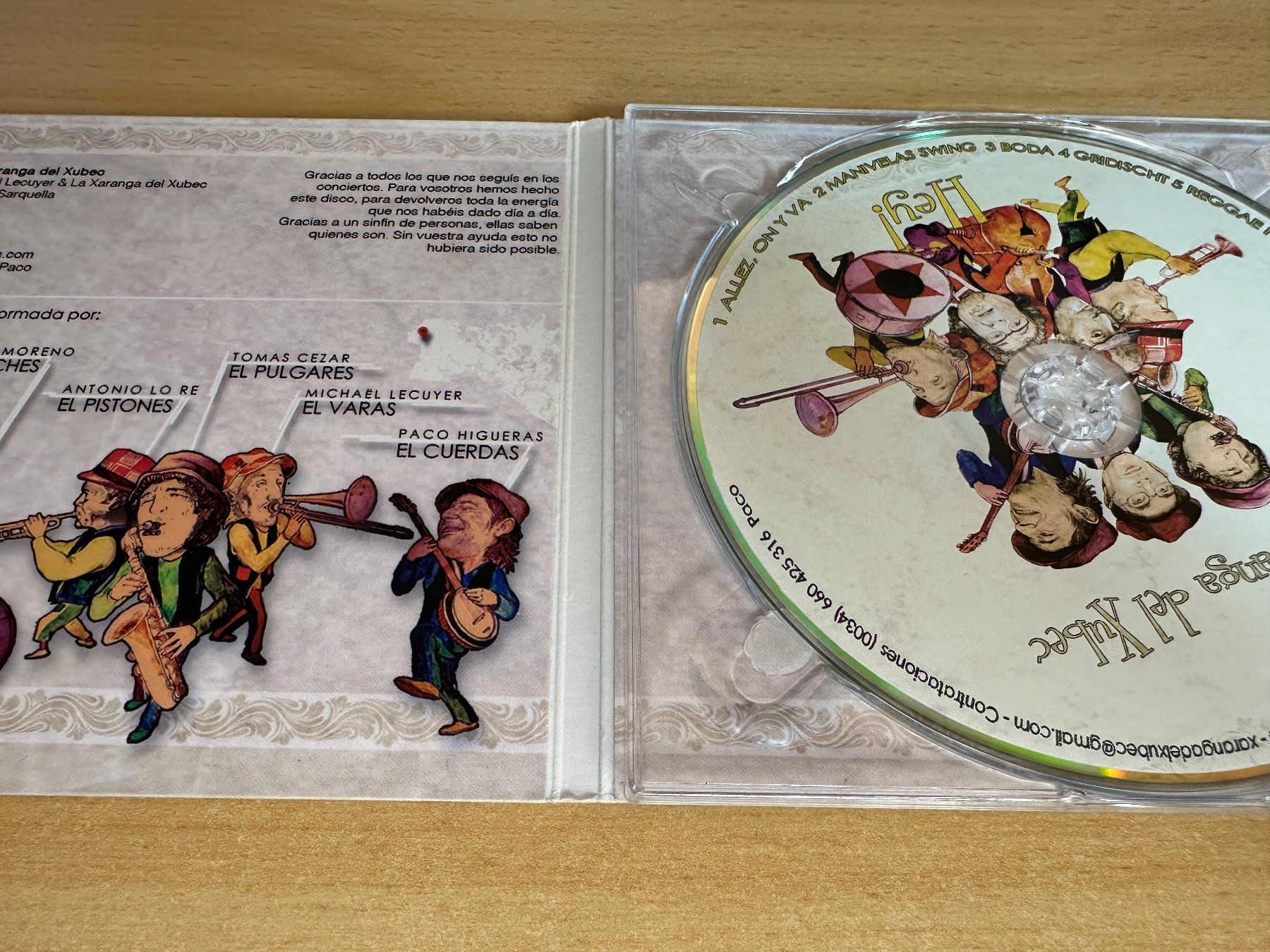 CD: La Xaranga Del Xubec - Hey! – Usato da Rikon im Tösstal venduto da Alpenmutz 2
