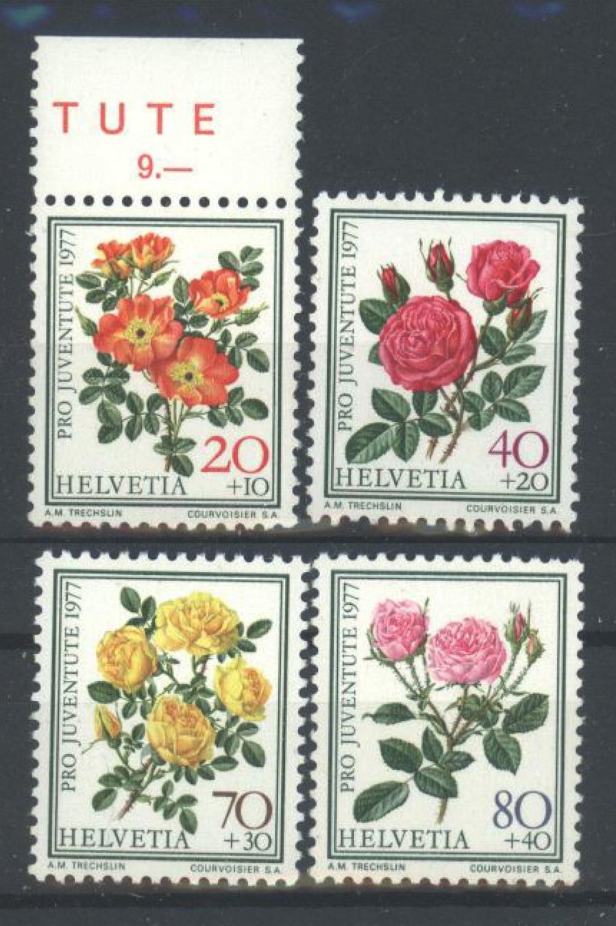 Alle Briefmarken: 1977, Pro Juventute ** – Neu (gemäss Beschreibung) aus Willisau von Vollstempel