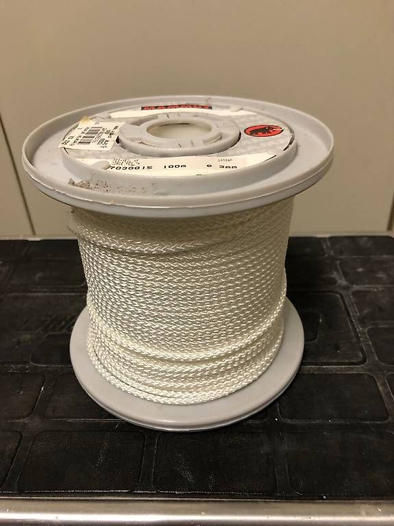 Corde: Seil geflochten Polyester  3 mm weiss – Usato da Bronschhofen venduto da kar_xv5p 1
