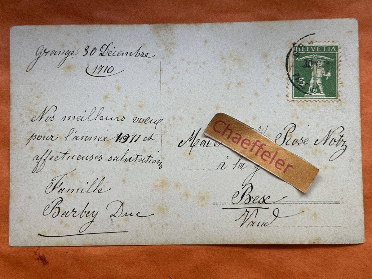 Cartoline postali: Alte Ansichtskarte Granges, 1910, Rarität! – Usato da Zürich venduto da Chaeffeler 1