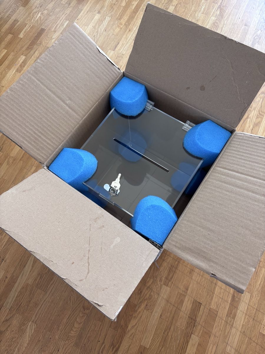Transportkisten: Acrylglassbox, abschliessbar – Neu (gemäss Beschreibung) aus Zürich von 199_bgh2 2