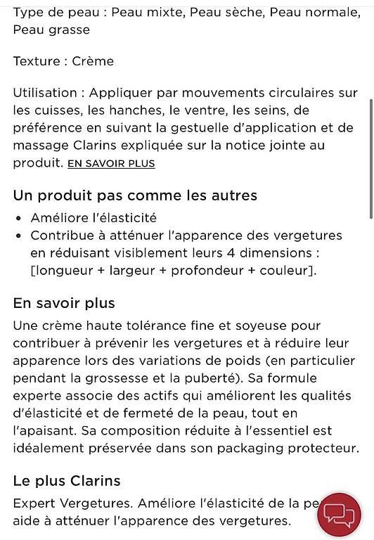 Cura del viso: Clarins expert vergetures neuf  – Usato da Grand-Lancy venduto da ssa_k59z 1