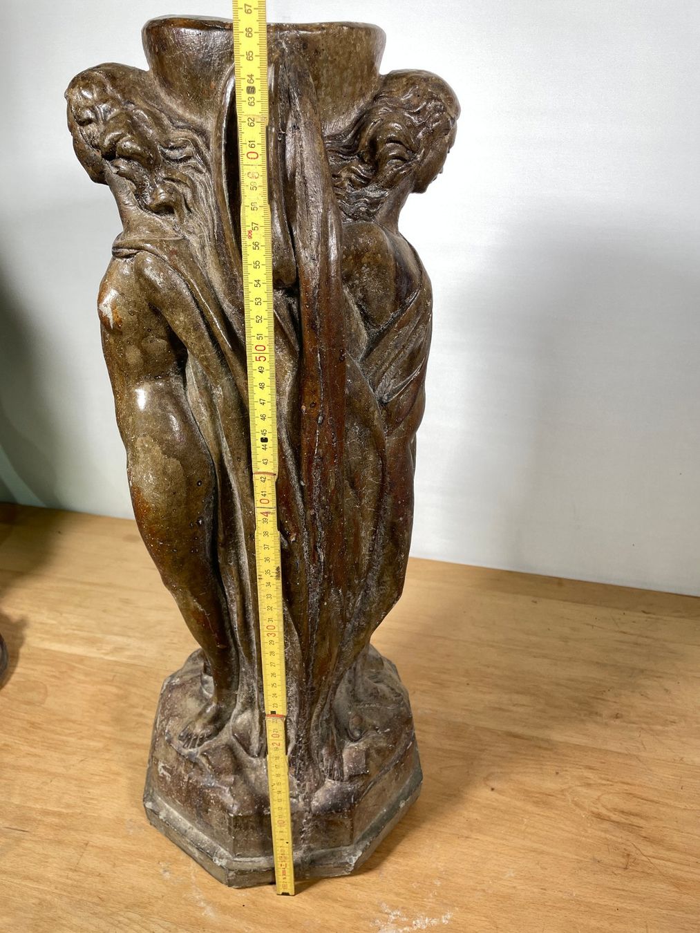 Skulpturen & Statuen: Grosse Vintage Three Graces Figurenlampe – Gebraucht aus Zürich von Hedwig-steig 6