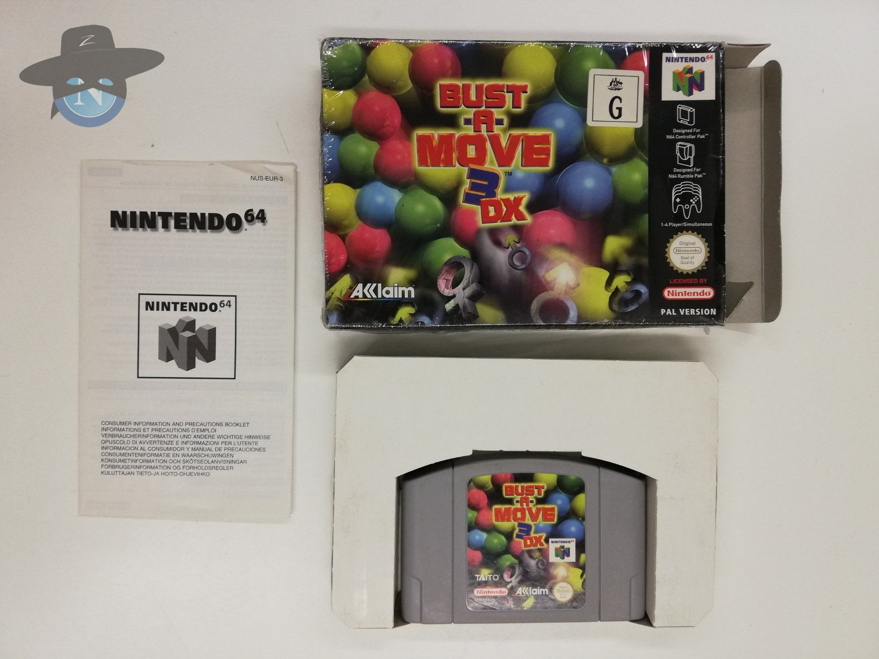Nintendo Giochi: Bust-a-move 3 DX / Nintendo 64 N64 – Usato da St. Gallen venduto da zorro_dc 6