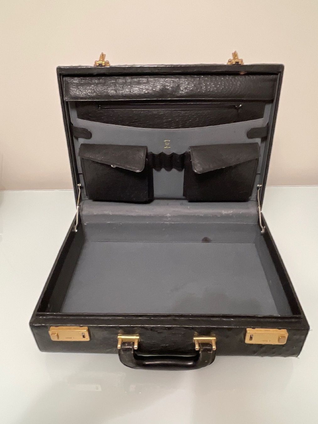 Koffer & Taschen: Aktentasche in Straussenleder – Gebraucht aus Zürich von SWKA 3