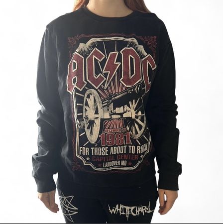ACDC Band Pullover