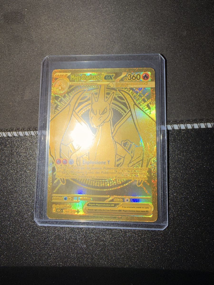 Pokémon Carte collezionabili: Mega Charizard Y Ex Gold 294/217 – Nuovo e nell'imballaggio originale da Bioggio venduto da Alexx2003