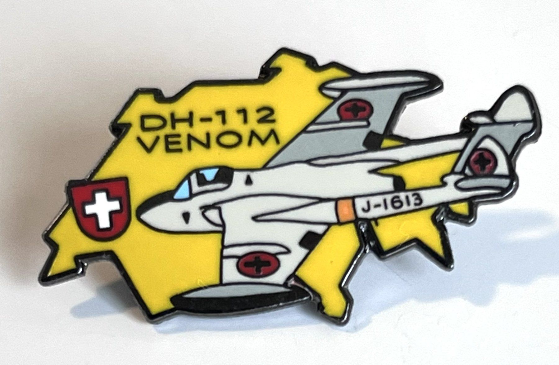 Schweizer Armee Placchette & Badge: Pin Schweizer Armee Venom DH 112 – Usato da Kriens venduto da TSCH1