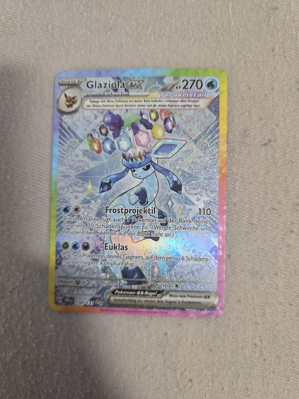 Pokémon Cartes à collectionner: Glaziola EX 150/131 Deutsch – Neuf (Voir description) à Küblis par Yoshpeke