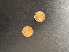 2x Vreneli Goldmünze - 1926