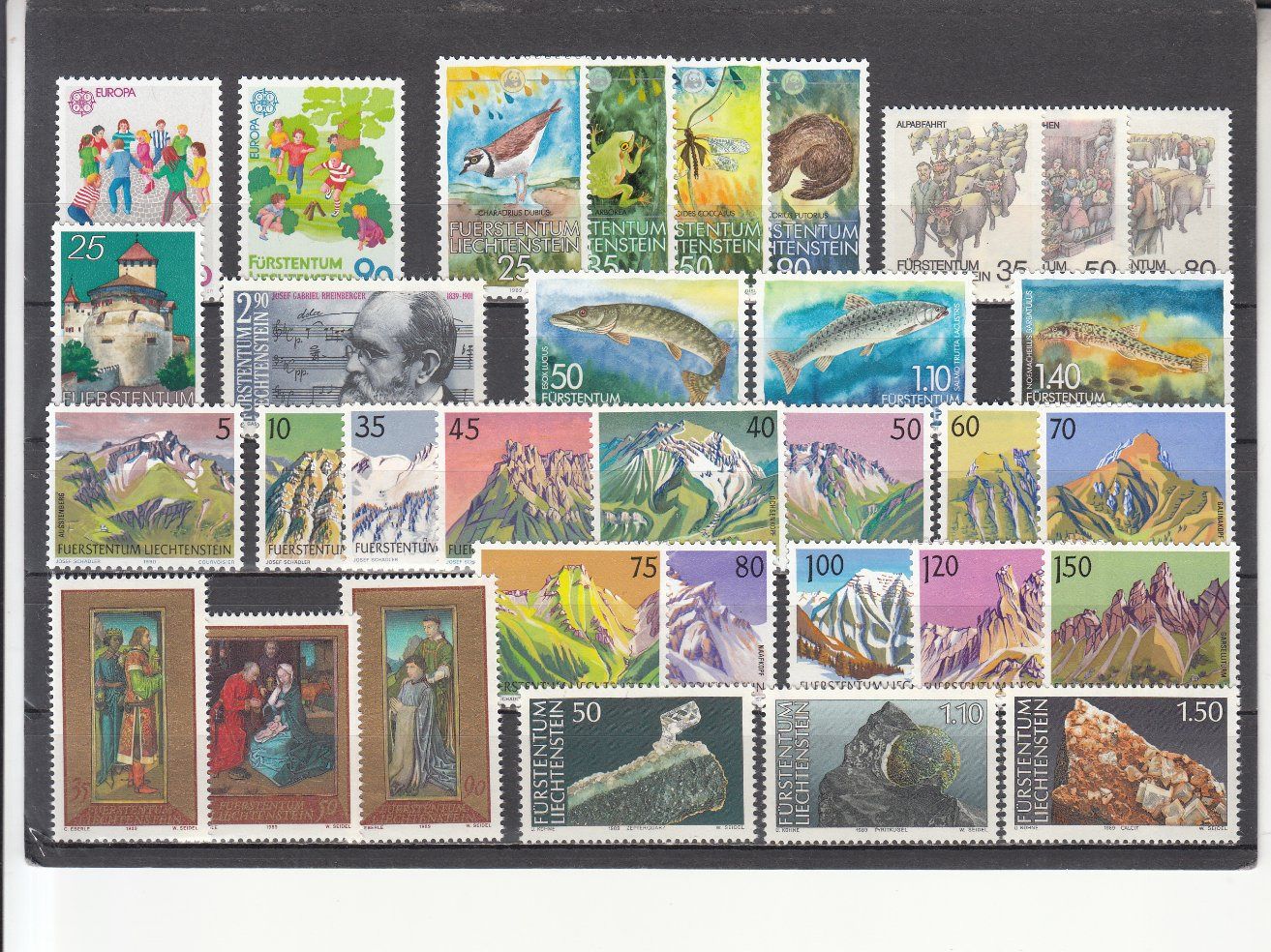 Alle Briefmarken: FL 1989 postfrisch – Gebraucht aus Bürglen TG von StampGraf