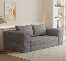 Schlafsofa 180cm grau rahmenlos vakuum schnell