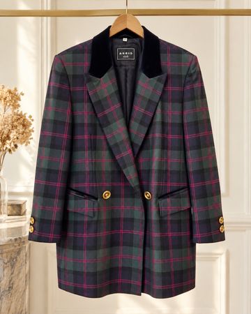Akris Club Vintage Blazer Schurwolle Oversize 40/42