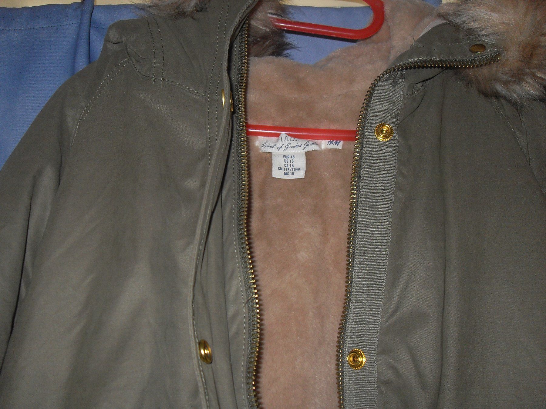 H&M Giacche: Damen Winterjacke Gr.46 Oliv – Usato da Buttikon SZ venduto da tschipo1 2