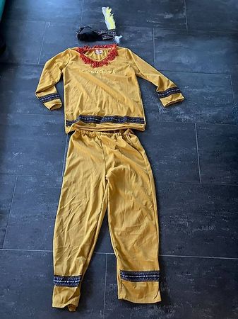 Indianer Fasnachtskostüm Gr. 128-140 (7-10 Jahre)