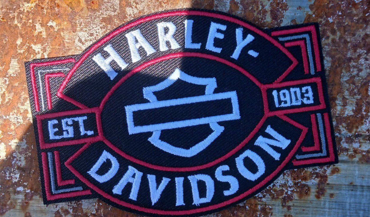 Harley-Davidson Toppe: Patch Harley Davidson J041 – Nuovo e nell'imballaggio originale da Allens venduto da MADE.IN.ROCK.N.ROLL 2