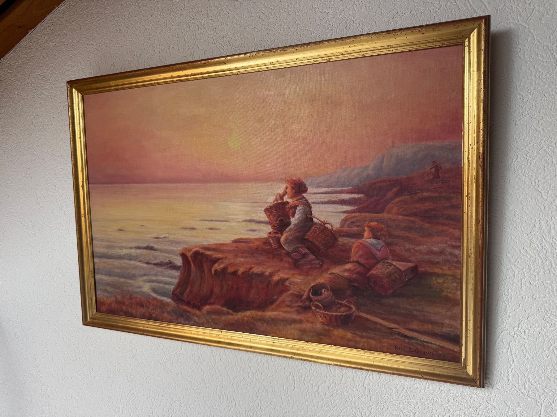 Dipinti: Peinture sur toile signée ''Rep. E. Gigon'' – Usato da Tramelan venduto da lolopat 1
