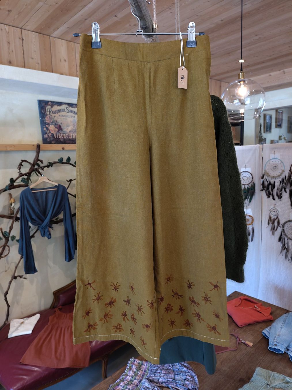 Pantaloni: Ecoprint culotte S leinen – Nuovo (secondo la descrizione) da Losone venduto da ell_nora89