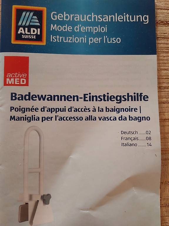 Vasche da bagno: Poignée d'appui d'accès à la baignoire – Usato da Lonay venduto da chanced 1