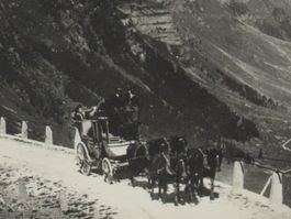 Klausenstrasse , Postkutsche