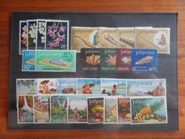 Philippinen Sammlung auf 2 Seiten