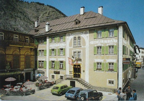 Ansichtskarten: S-CHANF Sporthotel Scaletta - Auto – Gebraucht aus Jona von philajona 1