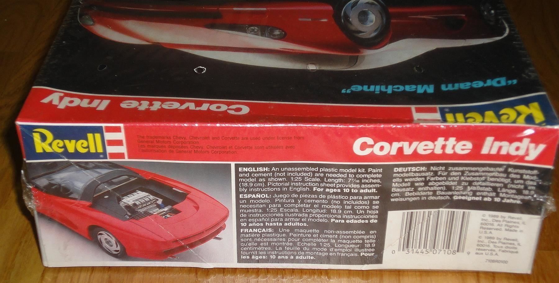 Revell Kit di modellismo & Modellini statici: REVELL CORVETTE INDY DREAM MACHINE 1:25 – Nuovo e nell'imballaggio originale da Frümsen venduto da Malibu69 2