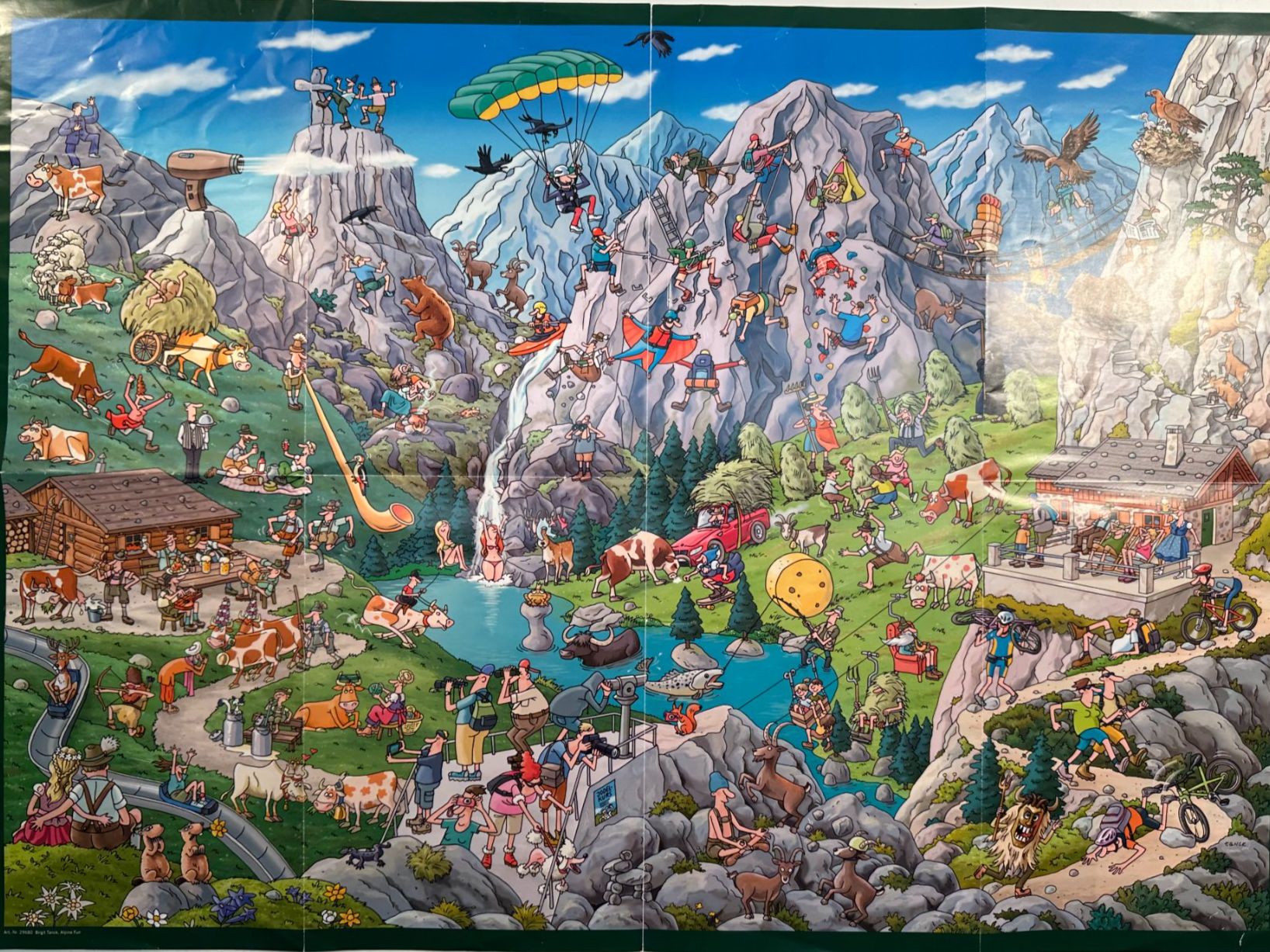Heye Puzzle: Heye Puzzle  Alpine Fun. 1000Teile – Usato da Dürnten venduto da RaschaKatz 2
