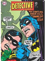 Rusty Blechschild-DETECTIVE COMICS - 30 X 40 CM