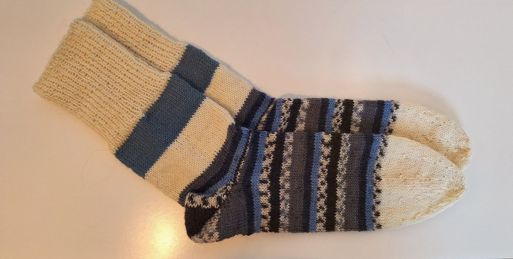 Socken: Warme Wollsocken, Handgestrickt, Grösse 41 – Neu (gemäss Beschreibung) aus Lützelflüh-Goldb von bli_f2v9 1