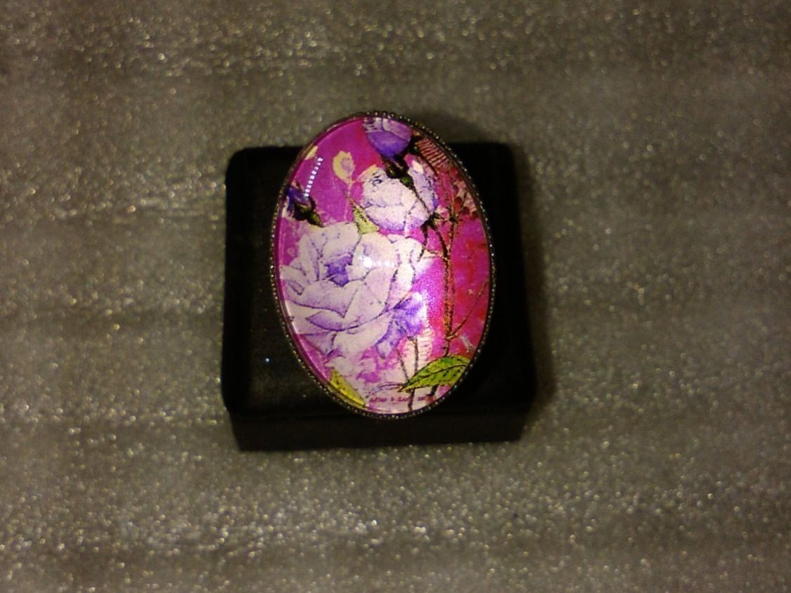 Anelli: RING EDELSTHAL,,MIT BLUMEN,,,GLANZIG – Nuovo (secondo la descrizione) da Basel venduto da bijoutrie_4 3