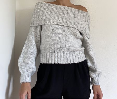 Off-Shoulder Pullover