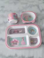 KINDER GESCHIRR-SET Eco Bambo "PRINCESS "