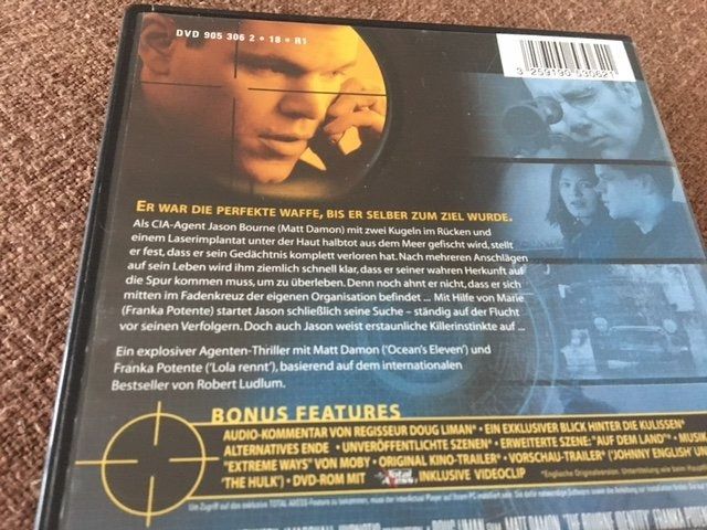 Tutti i DVDs: Bourne Identität Dvd gebraucht – Usato da Uitikon Waldegg venduto da snake1987 2