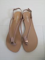 🤩JENNIKA LEDER SANDALEN BEIGE