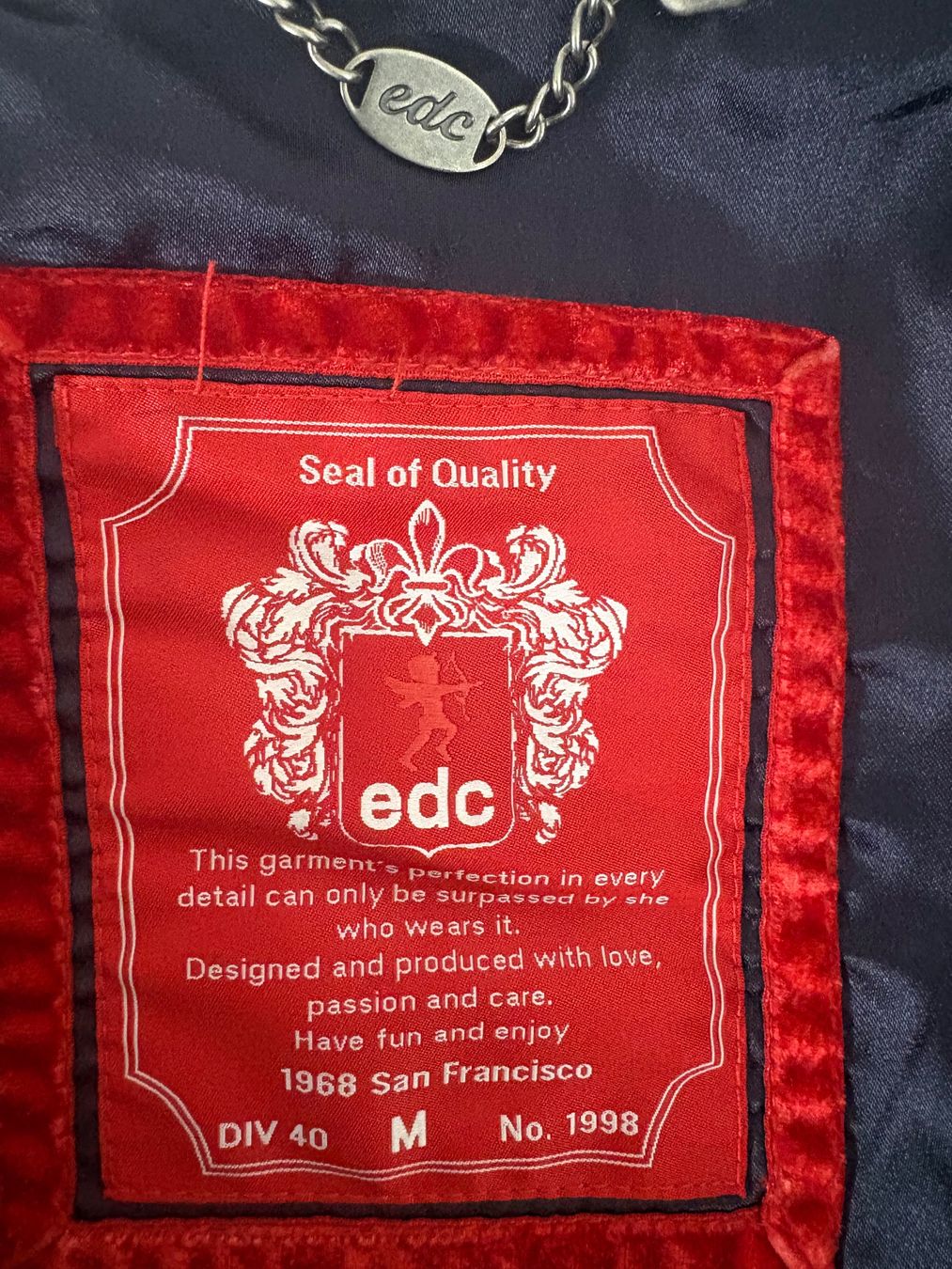 Esprit Giacche: EDC Esprit Lederjacke dunkelblau Gr. M – Nuovo (secondo la descrizione) da Regensdorf venduto da secondchancefashion 7