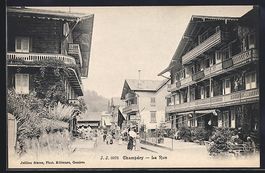 Champéry, La Rue, Hotel-Pension de Cham