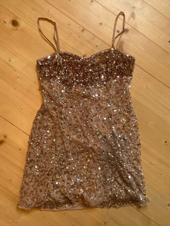 MAJORELLE Pailetten Minikleid / Party Kleid Gr. S