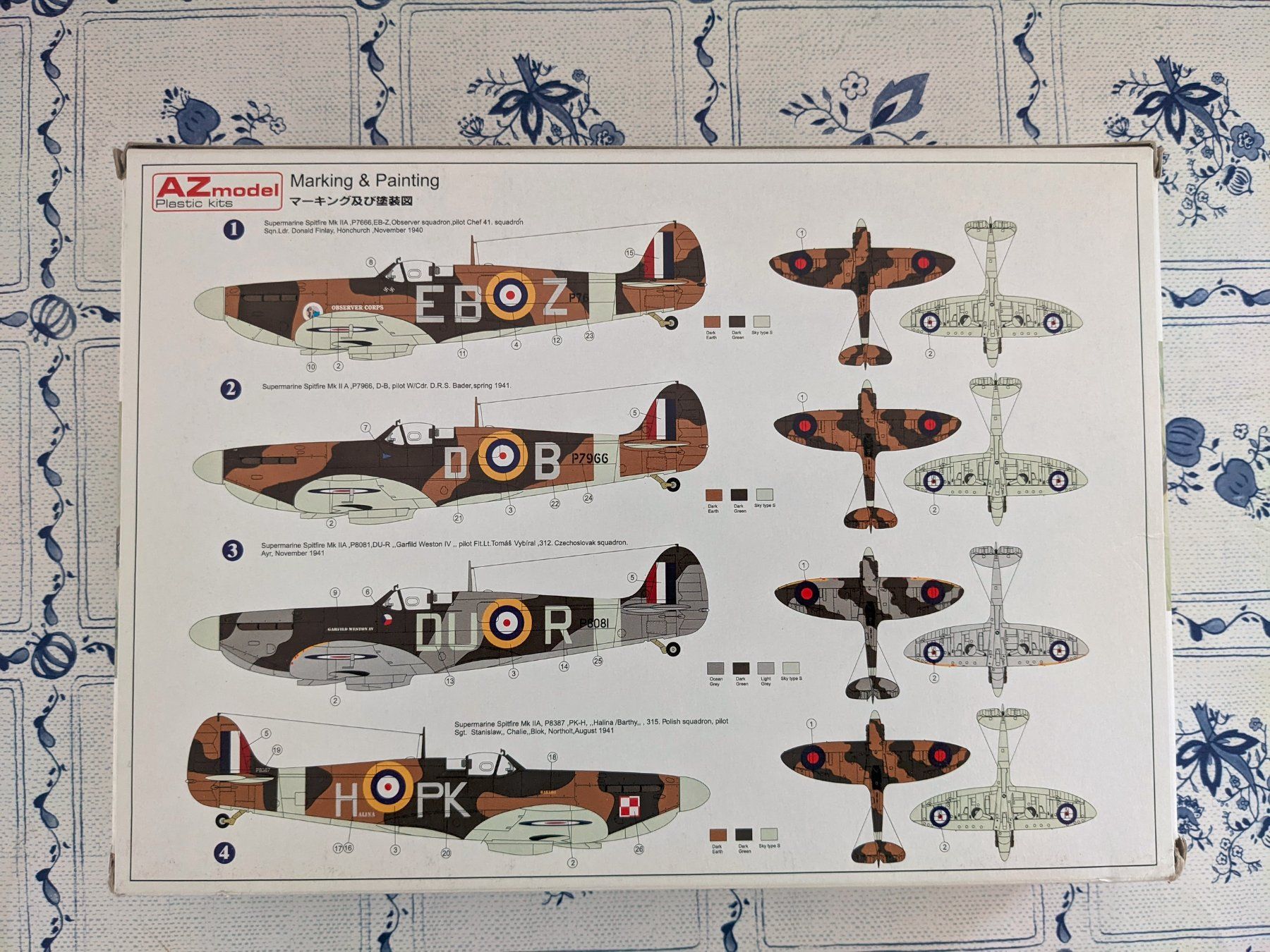 Modellbausätze & Standmodelle: AZ Supermarine Spitfire Mk IIa – Gebraucht aus Neuenhof von Abakan 1