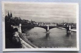 Basel, Die drei Rheinbrücken und Münster