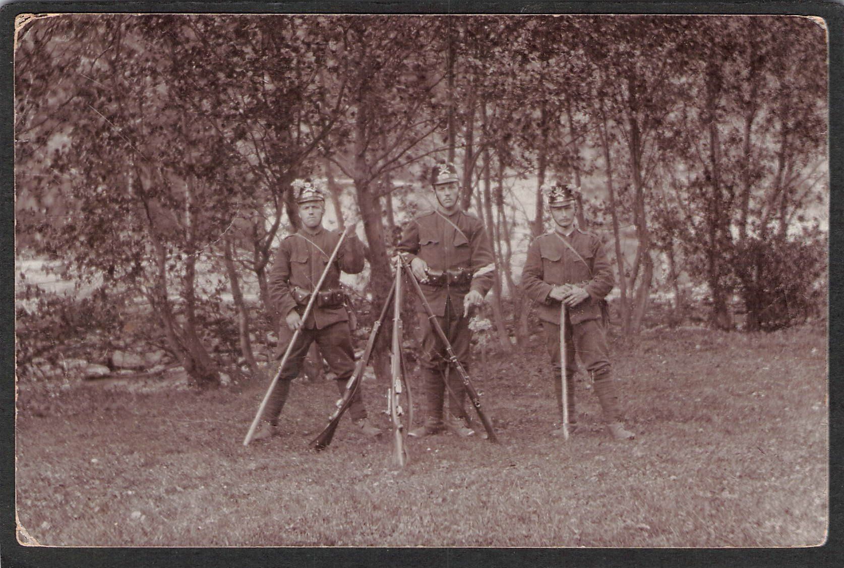 Cartoline postali: Echtfoto Ord.1898 , Bat. 78 – Usato da Reichenburg venduto da ibiza18