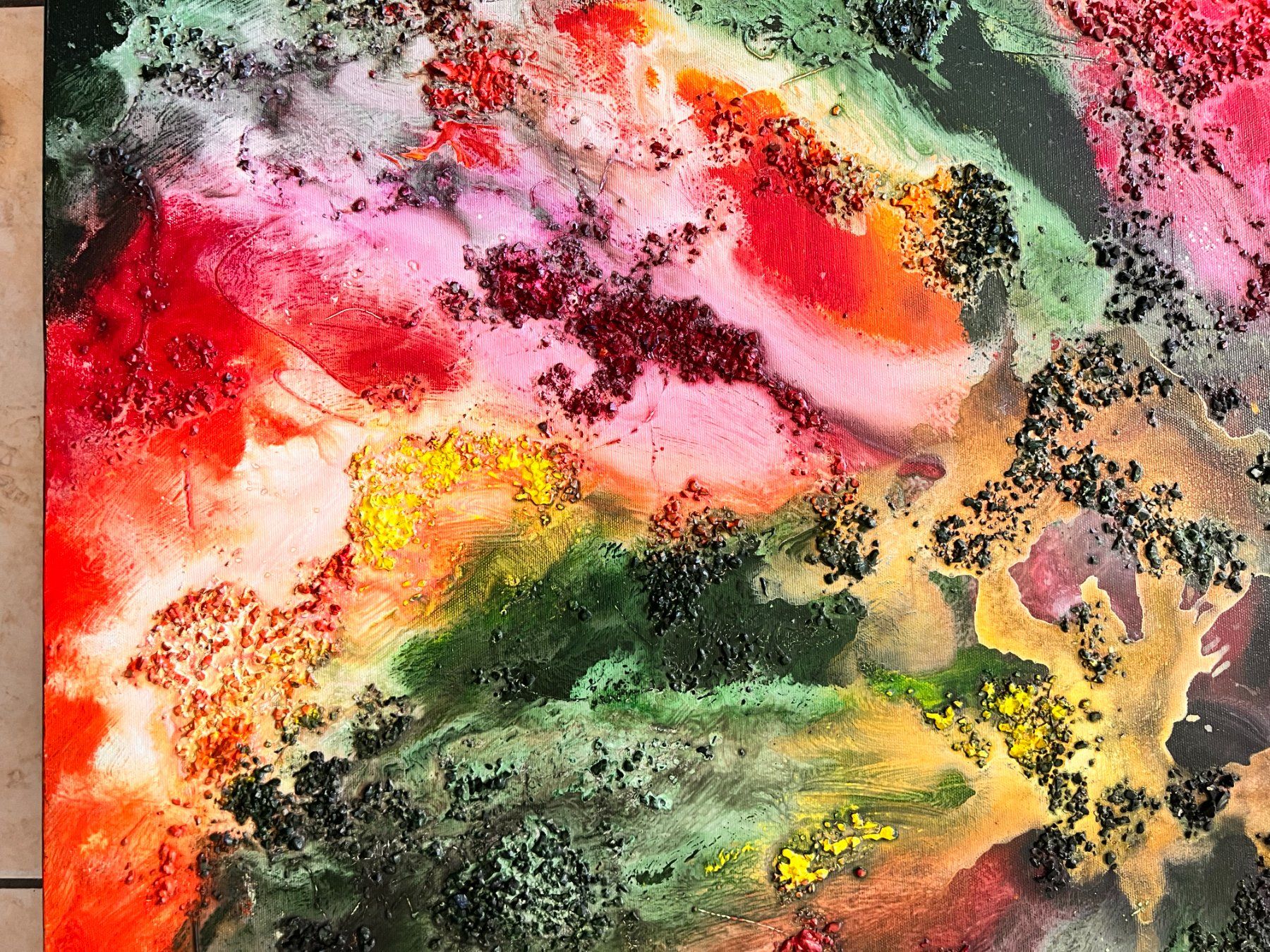 Dipinti: Andrea Scacciotti - Malerei auf Leinwand - Material abstrakt – Usato da Ponte Tresa venduto da 11GalleriaAlterEgo11 1
