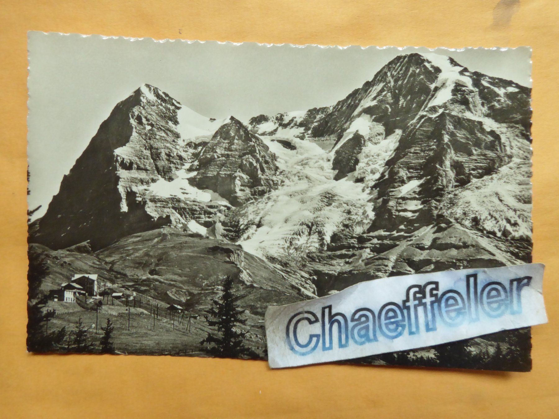 Cartes postales: Wengeneralp mit Eiger & Mönch – D'occasion à Zürich par Chaeffeler
