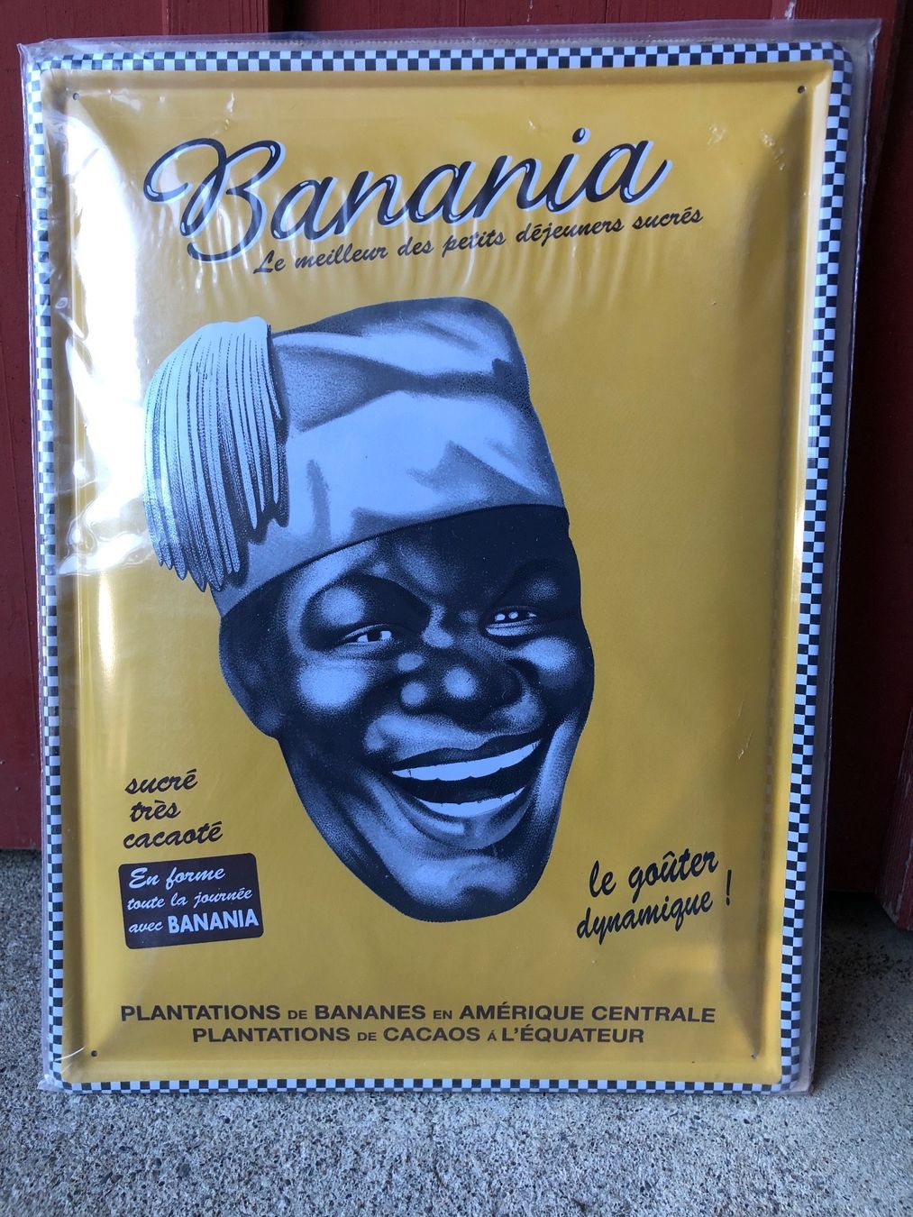 Insegne: Banania werbung reklame classic – Nuovo (secondo la descrizione) da Reinach AG venduto da rares75