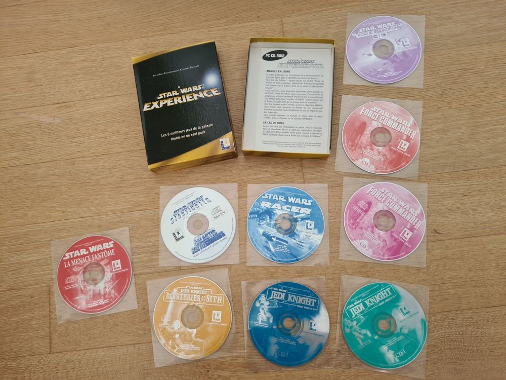 Star Wars Experience Box (6 Games)(9 CD) (French Cover) - PC (Gebraucht ...