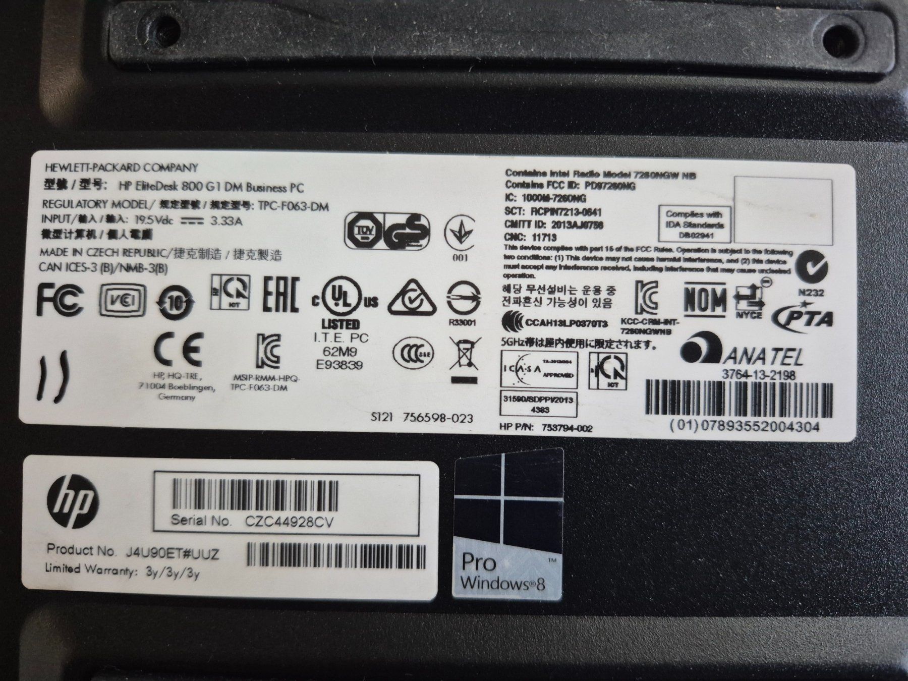 Hewlett Packard PC: HP EliteDesk Mini PC Intel Core i7 Windows 10 – Usato da Rüti b. Lyssach venduto da Fidi4 4