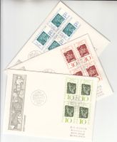LBK 390 - 392 im 4er-Block FDC