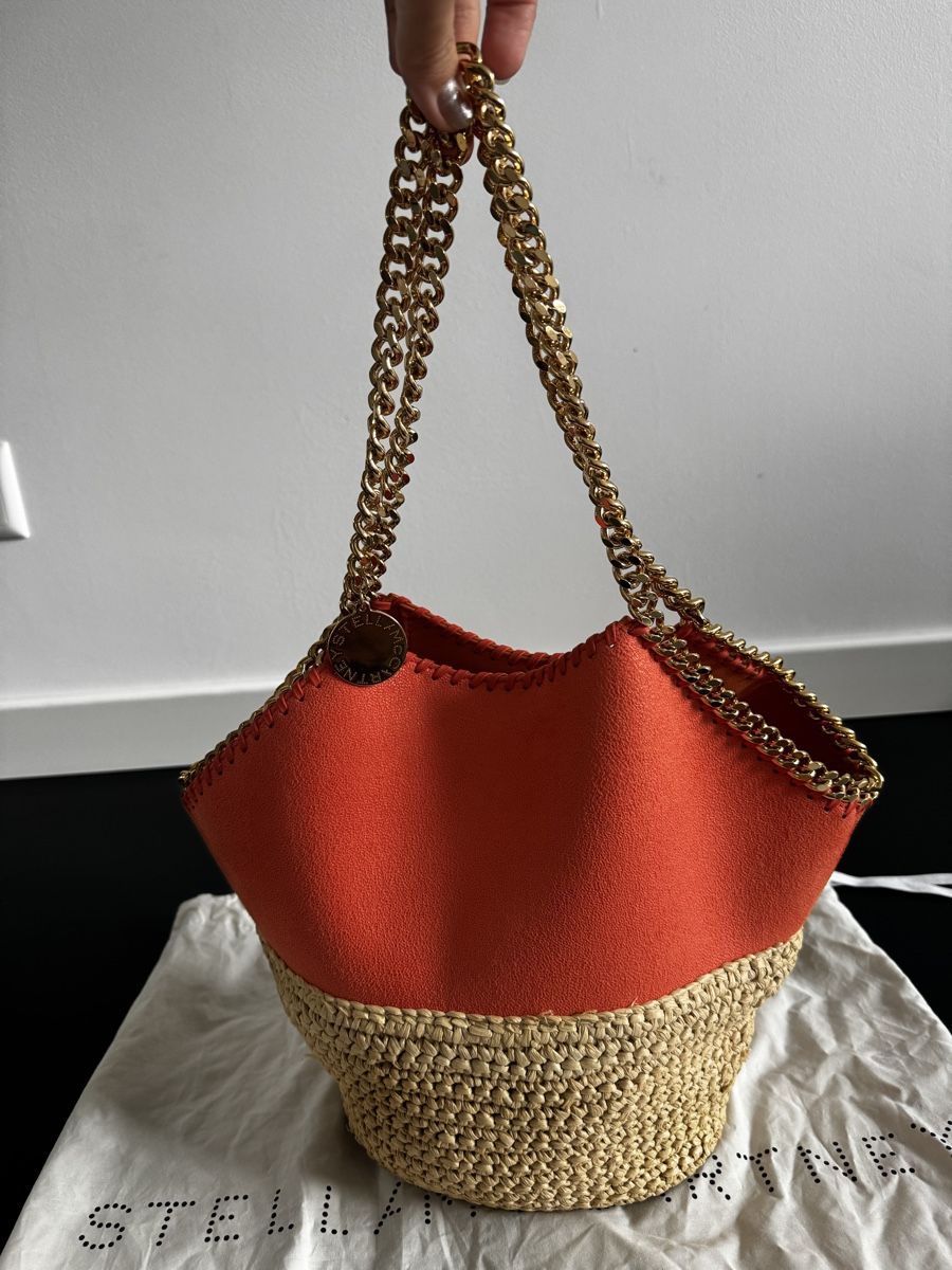 Stella McCartney Borse da donna: Stella McCartney Raffia Tote Bag – Usato da Killwangen venduto da was.sharp 1