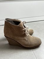 Stiefeletten Leder beige Grösse 38