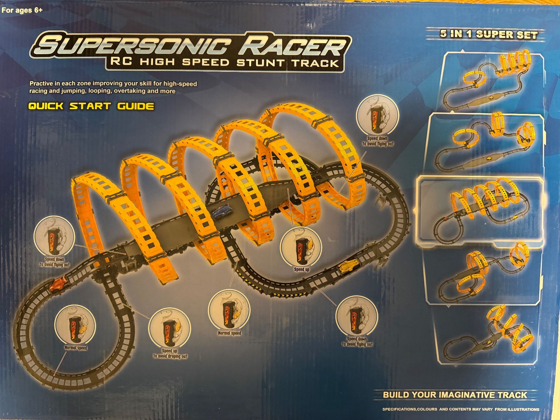 Giocattoli: Super sonic racer RC high speed stunt track – Usato da Hildisrieden venduto da lau_hxg8 4